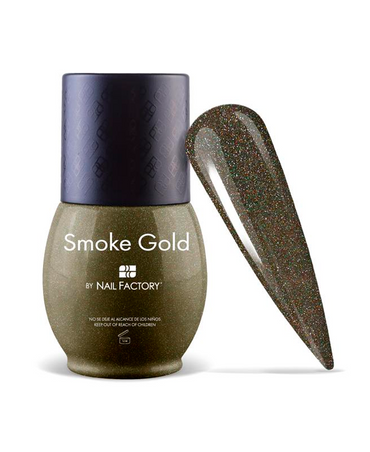 NAIL FACTORY LACCOVER ONE SHOT 10 ML. SMOKE GOLD