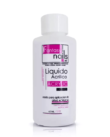 FANTASY NAILS LIQUIDO ACRILICO 2 OZ. UNIVERSAL TAPA BLANCA