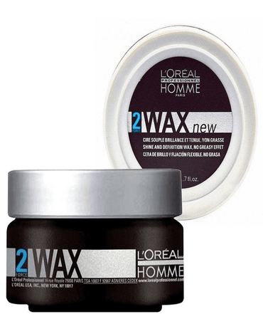 LOREAL HOMME WAX CERA CAPILAR DE BRILLO 50 ML.