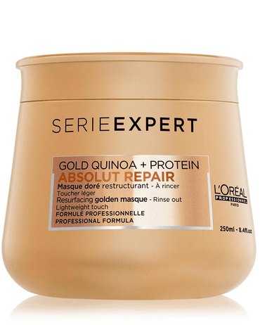 LP LOREAL SERIE EXPERT ABSOLUT REPAIR GOLD MASCARILLA DORADA 250 ML. - El Palacio De La Belleza