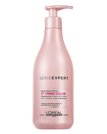 LP LOREAL SERIE EXPERT VITAMINO COLOR RESVERATROL SHAMPOO 500 ML.