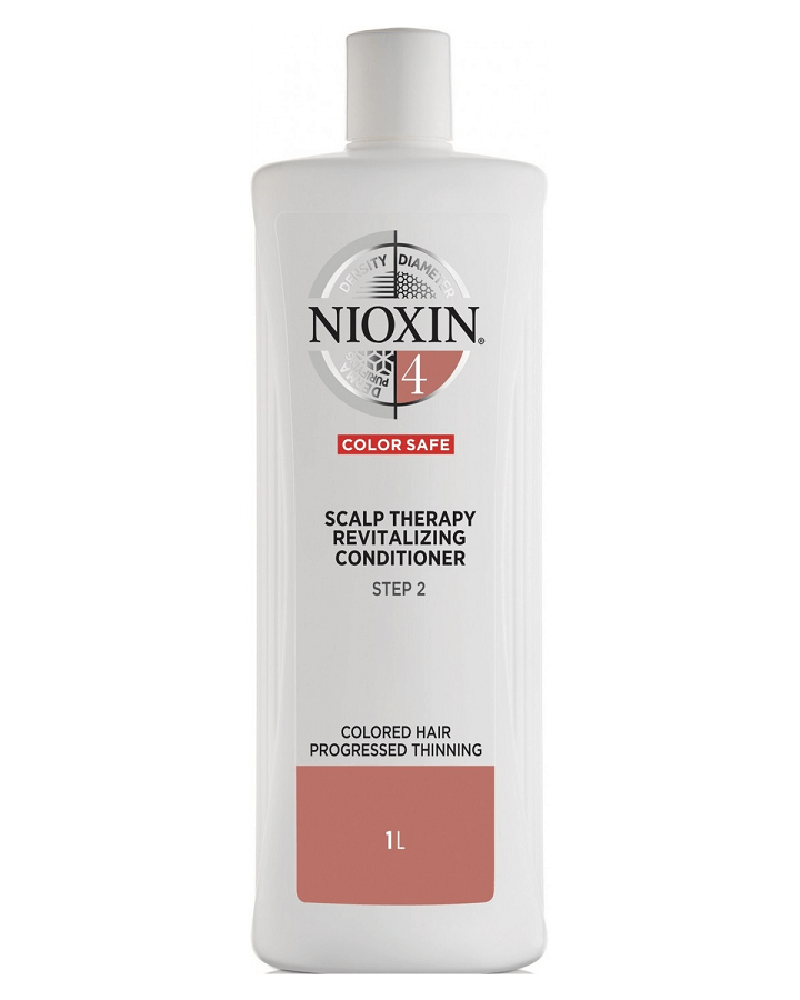 NIOXIN 4  SCALP THERAPY REVITALIZING COLOR SAFE PERDIDA AVANZADA 1 LT.