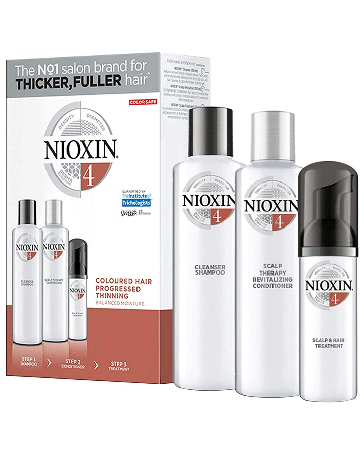 NIOXIN SISTEMA 4 CABELLO COLORIDO PERDIDA AVANZADA 150/150/50 ML.