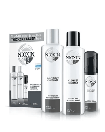 NIOXIN SISTEMA 2 CABELLO NATURAL AFINAMIENTO EVIDENTE 150/150/40 ML.