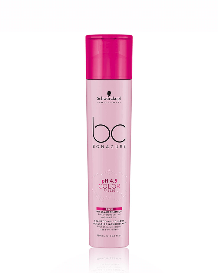 SCHWARZKOPF BC COLOR FREEZE SHAMPOO ENRIQUECIDO 250 ML.