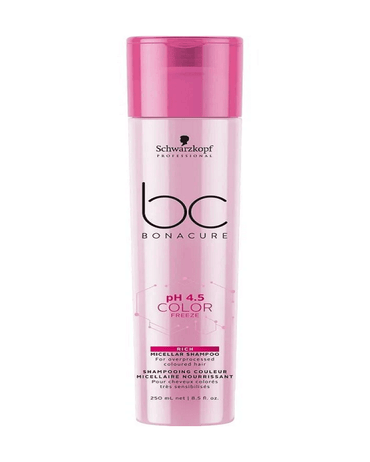 SCHWARZKOPF BC COLOR FREEZE SHAMPOO SIN SULFATOS 250 ML.