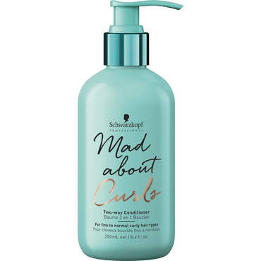 SCHWARZKOPF MAD ABOUT CURLS TWO WAYS ACOND. 250 ML. - El Palacio De La Belleza