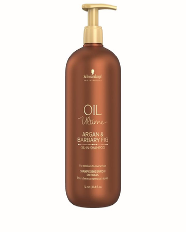 SCHWARZKOPF NUEVO OIL ULTIME ARGAN & BARBARY FIG SHAMPOO 1 LT. - El Palacio De La Belleza