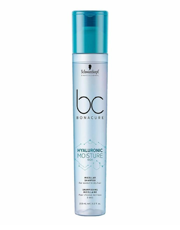 SCHWARZKOPF NUEVO BC HYALURONIC MOISTURE KICK SHAMPOO 250 ML. - El Palacio De La Belleza