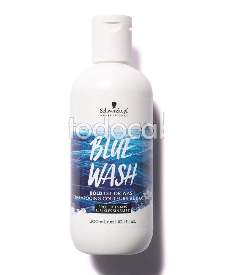 SCHWARZKOPF COLOR WASH AZUL SH.250 ML. - El Palacio De La Belleza