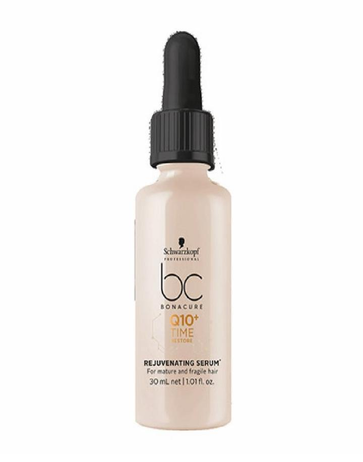 SCHWARZKOPF NUEVO BC Q10+ TIME RESTORE REJUVENATING SERUM 30 ML. - El Palacio De La Belleza