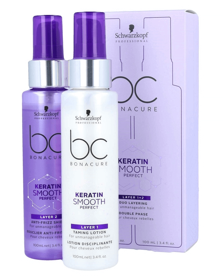 SCHWARZKOPF KERATIN SMOOTH PERFECT DUO LAYERING 100 ML.