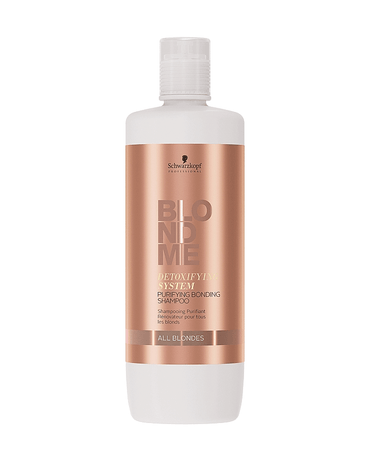 SCHWARZKOPF BLONDME DETOXIFYING SYSTEM ALL BLONDES SHAMPOO 1000 ML.