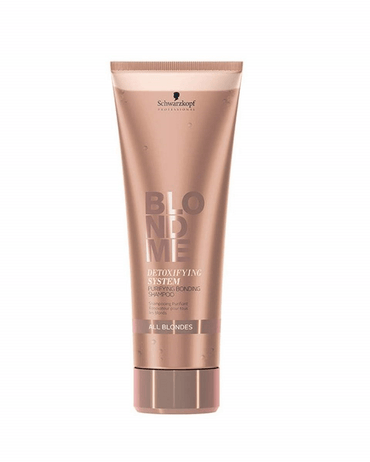 SCHWARZKOPF BLONDME DETOXIFYING SYSTEM ALL BLONDES SHAMPOO 250 ML.