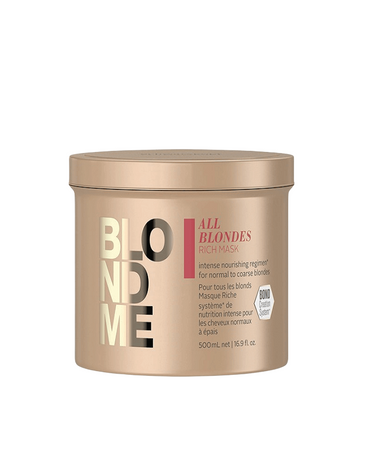 SCHWARZKOPF BLONDME ALL BLONDES RICH MASK 500 ML.