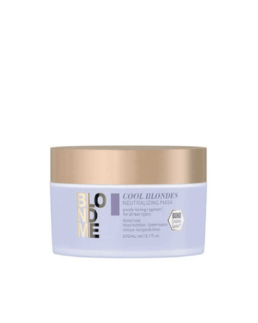 SCHWARZKOPF BLONDME COOL BLONDES NEUTRALIZING MASK 200 ML.