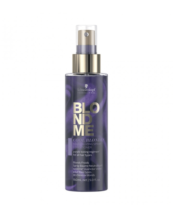 SCHWARZKOPF BLONDME COOL BLONDES NEUTRALIZING SPRAY CONDITIONER 150 ML.
