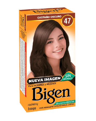 BIGEN TINTE 47 CASTAÑO OSCURO 6 GRS.
