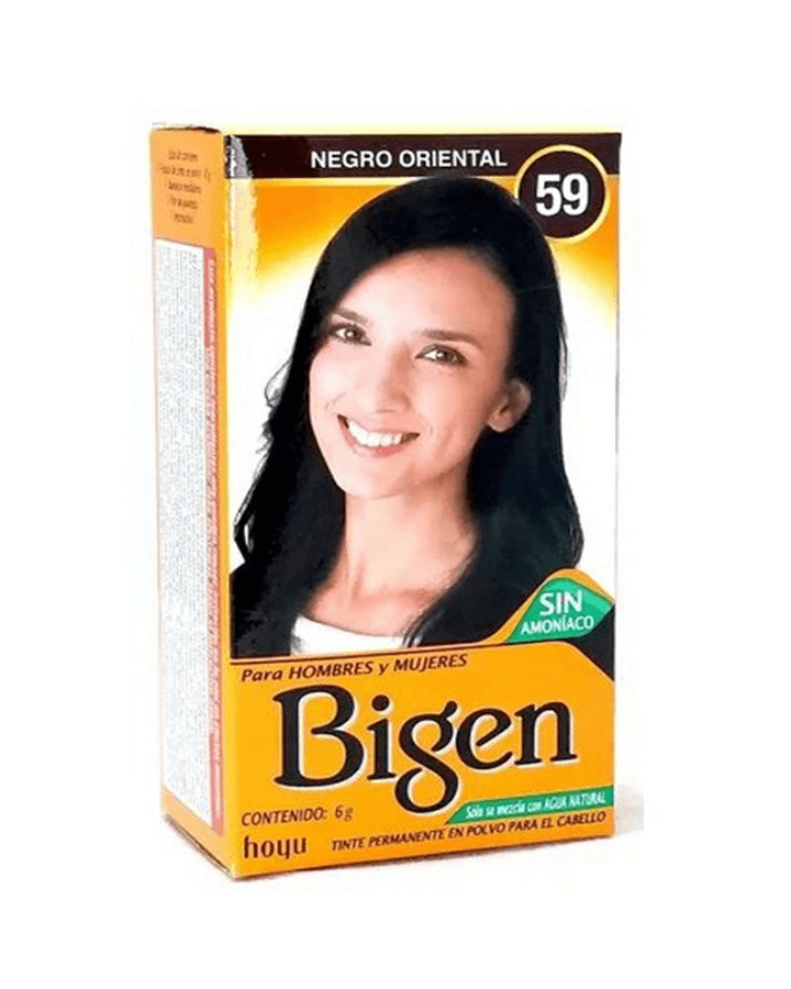 BIGEN TINTE 59 NEGRO ORIENTAL 6 GRS.