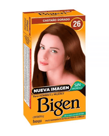 BIGEN TINTE 26 CASTAÑO DORADO 6 GRS.
