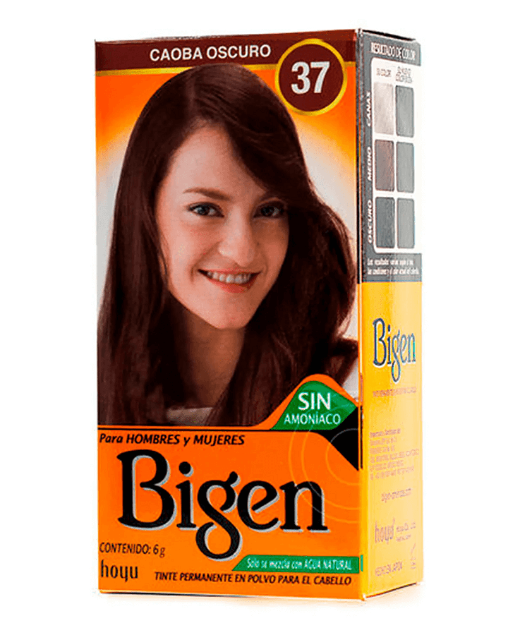 BIGEN TINTE 37 CAOBA OSCURO 6 GRS.
