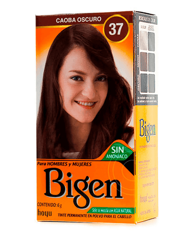 BIGEN TINTE 37 CAOBA OSCURO 6 GRS.
