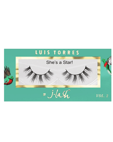 J. LASH LUIS TORRES PESTAÑAS TIRA VOL.2  FAUX MINK LTB29 SHES A STAR!