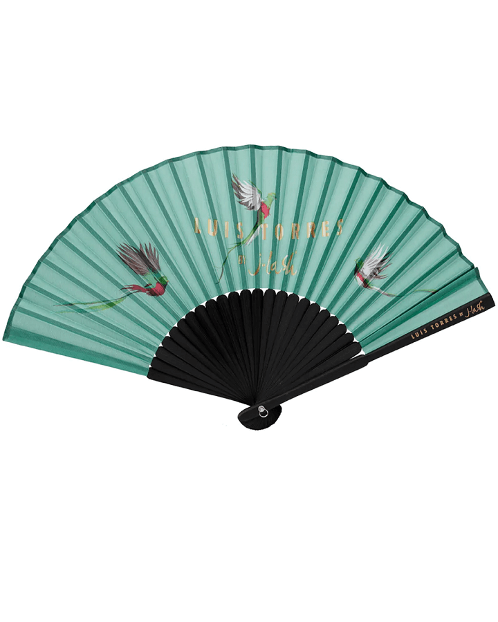 J.LASH LUIS TORRES BEAUTY FOLDING FAN ABANICO PLEGABLE LTBF1