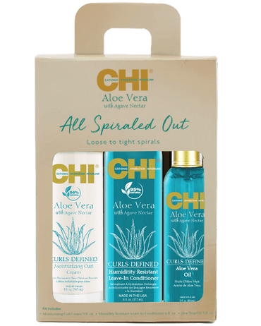 CHI ALOE VERA ALL SPIRALED OUT KIT TRIO PM8498
