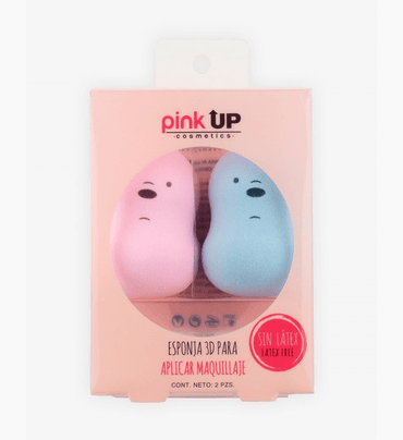 PINK UP ESPONJA 3D SIN LATEX C/2 PZAS. PKACC07 (D)