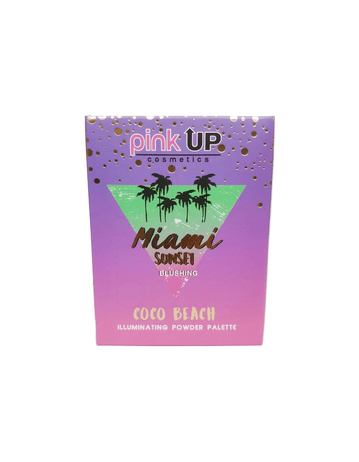 PINK UP MIAMI SUNSET BLUSHING COCO BEACH PKPSET05-03