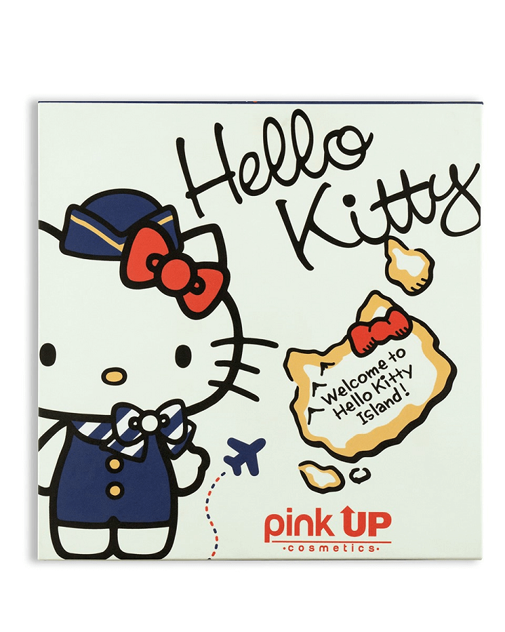 PINK UP PALETA BLANCA HELLO KITTY PKP42 - El Palacio De La Belleza