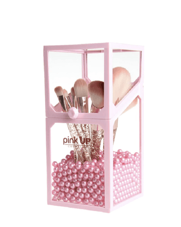 PINK UP SET DE BROCHAS COLECCION COFRECITO DE CRISTAL