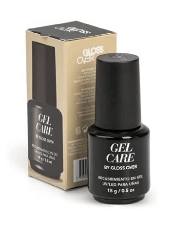 GLOSS OVER GEL CARE 1/2 OZ CLEAR 15 ML.