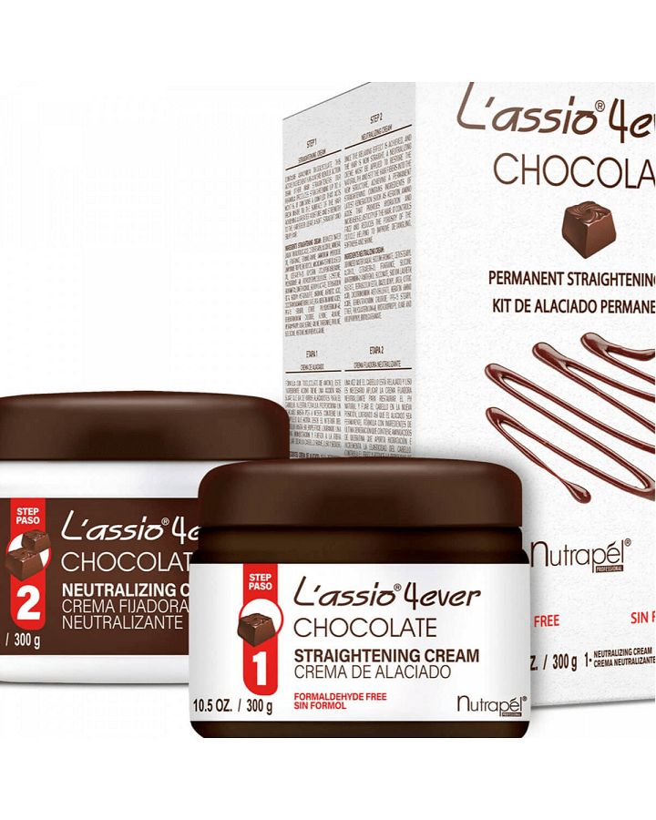 NUTRAPEL CHOCOLATE LASSIO L430 4 EVER ESTUCHE ALACIADO PERMANENTE