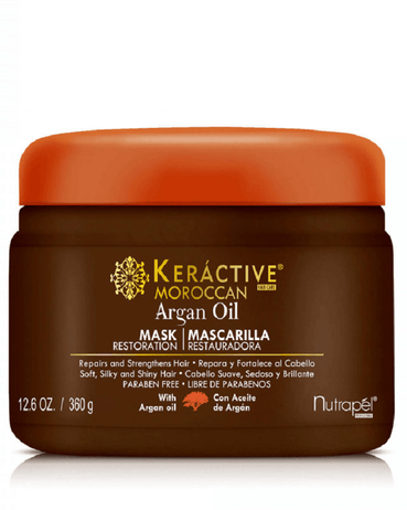 NUTRAPEL KERACTIVE MOROCCAN ARGAN OIL MASCARILLA 360 GRS. MKT