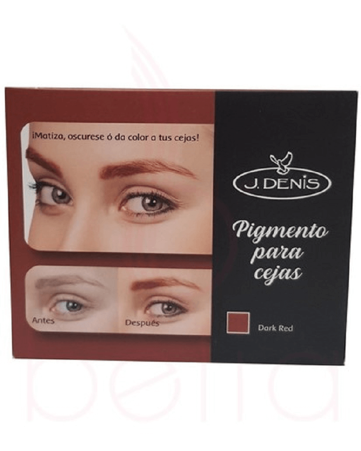 J.DENIS PIGMENTO ESPECIAL PARA CEJAS DARK RED (CASTAÑO ROJIZO)