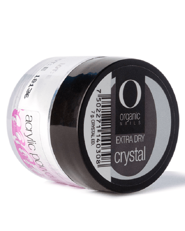 ORGANIC POLVO ACRILICO EXTRA DRY CRYSTAL 2 OZ./ 60 GRS.