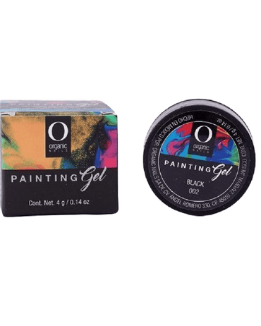 ORGANIC PAINTING GEL ON BLACK 002 4 G / .14 OZ