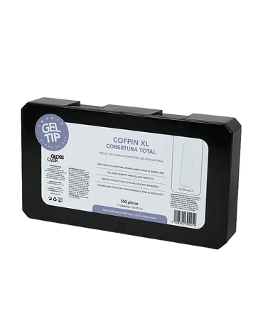 GLOSS OVER GELTIP COFFIN XL / COBERTURA TOTAL 550 PZAS.