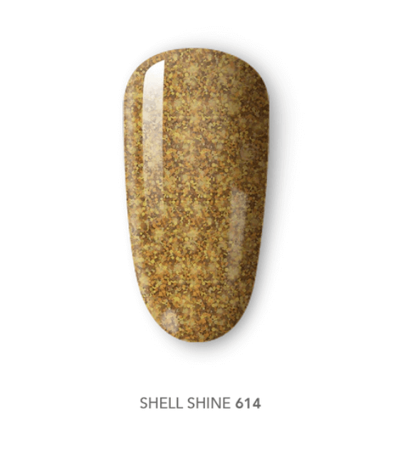 GLOSS OVER GELOV TWINKLE 614 SHELL SHINE 9 ML.
