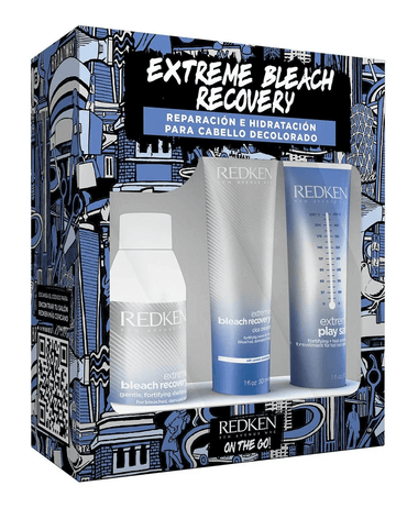 REDKEN TRAVEL KIT EXTREME BLEACH RECOVERY SHAMPOO/CICA CREAM/P.S TREATMENT