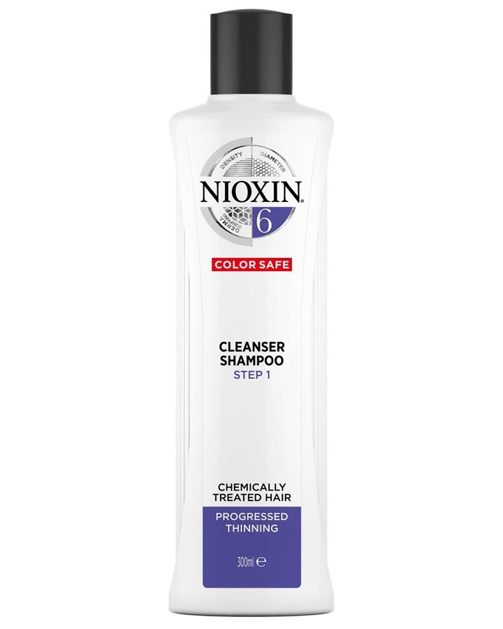 NIOXIN 6 CLEANSER SHAMPOO CABELLO TRATADO QUIMICAMENTE 300 ML.