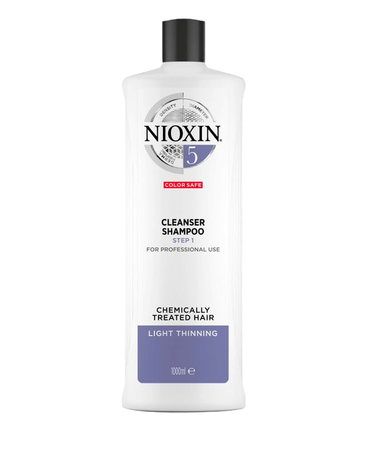 NIOXIN 5 CLEANSER SHAMPOO COLOR SAFE  1 LT.