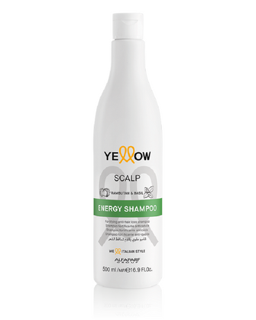 YELLOW SCALP ENERGY SHAMPOO 500 ML.