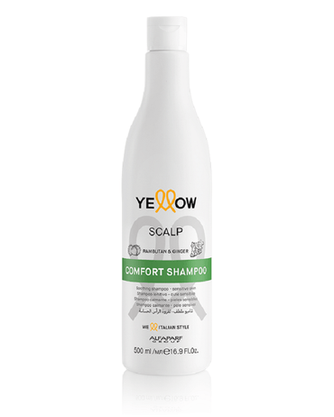 YELLOW SCALP COMFORT SHAMPOO 500 ML.