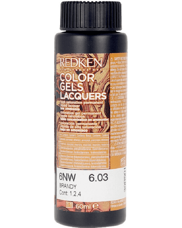REDKEN COLOR GELS LACQUERS 6NW BRANDY