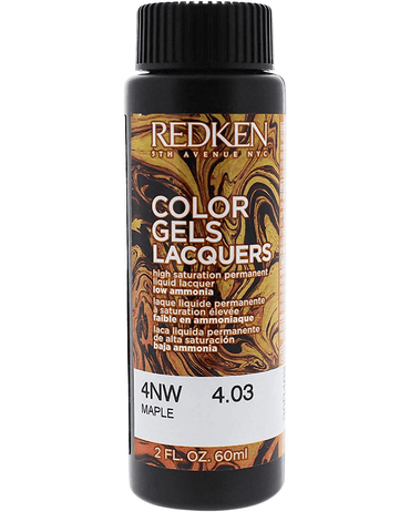 REDKEN COLOR GELS LACQUERS 4NW MAPLE