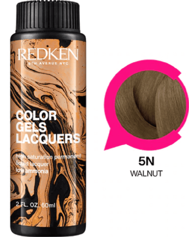 REDKEN COLOR GELS LACQUERS 5NN NAT CAFE MOCHA