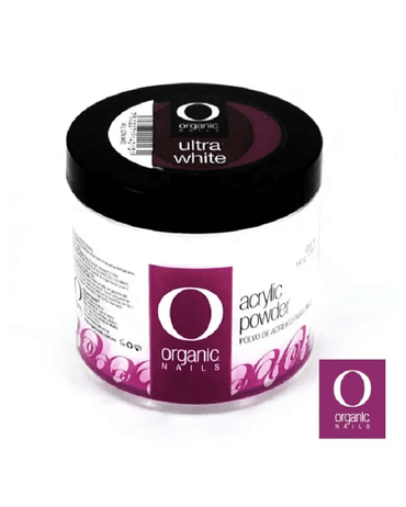 ORGANIC POLVO ACRILICO ULTRA WHITE 5 OZ./140 GRS.